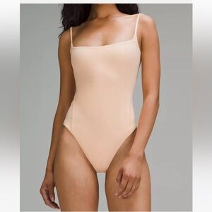 Lululemon Wundermost Square-Neck Spaghetti-Strap Bodysuit